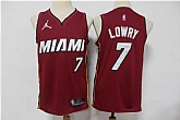 Heat 22 Kyle Lowry Red Jordan Diamond 75th Anniversary City Edition Swingman Jersey,baseball caps,new era cap wholesale,wholesale hats